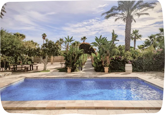 Swimming Pool and Gardens