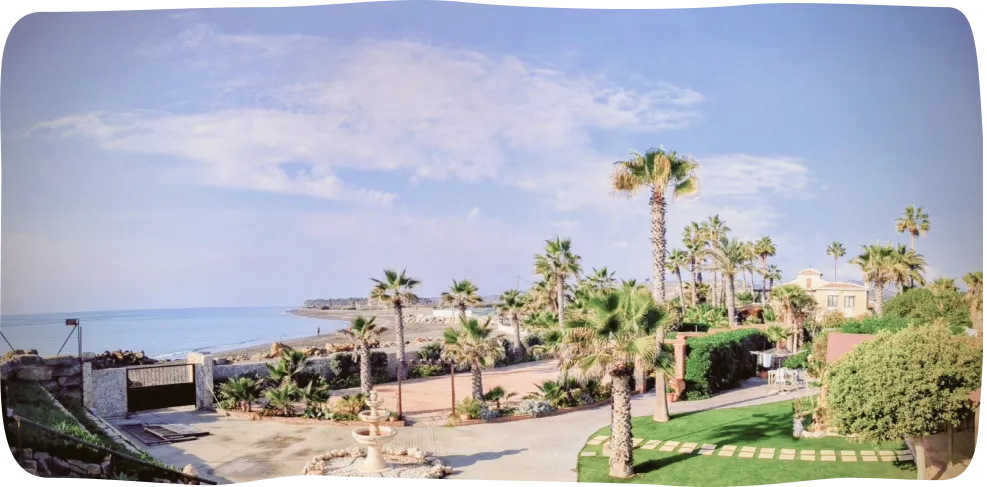 Coastal landscape in Andalusia